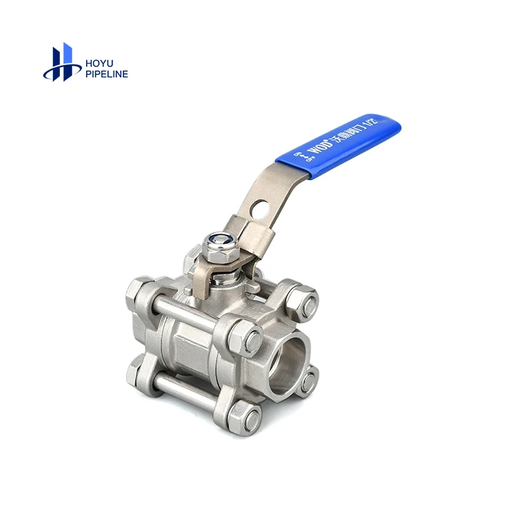 Шаровой кран из нержавеющей стали 304 Npt 1 шт. DIN API 6d 3 дюйма 6 дюймов DN50 PN40 32 мм 2 316 трехходовой