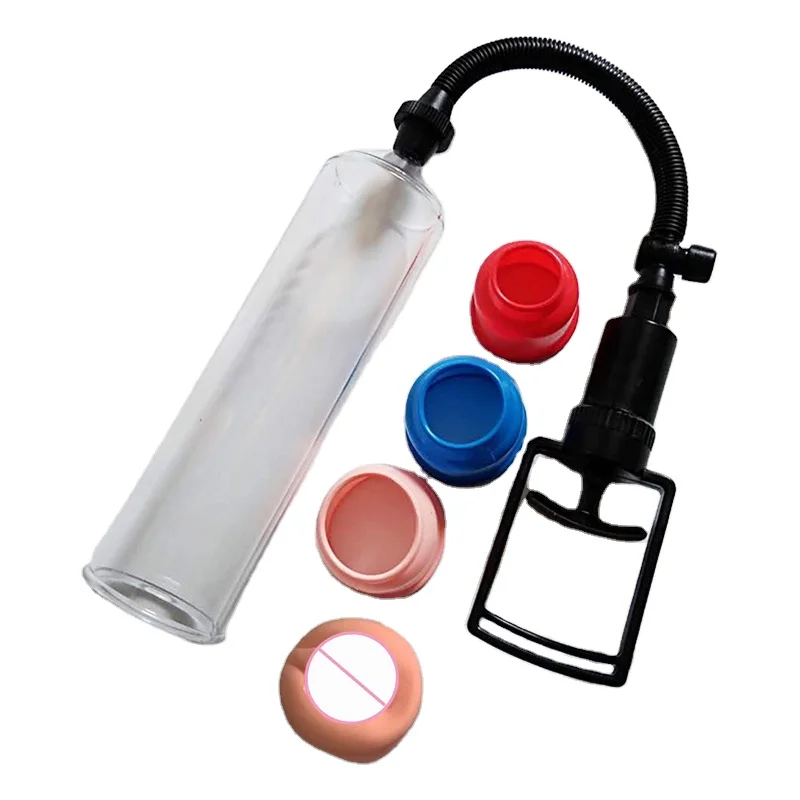 Male Masturbator Hand pull Vacuum Pump Sex Toys Penis Extender Pump Penis Enlargement Trainer With Mini Pocket Pussy