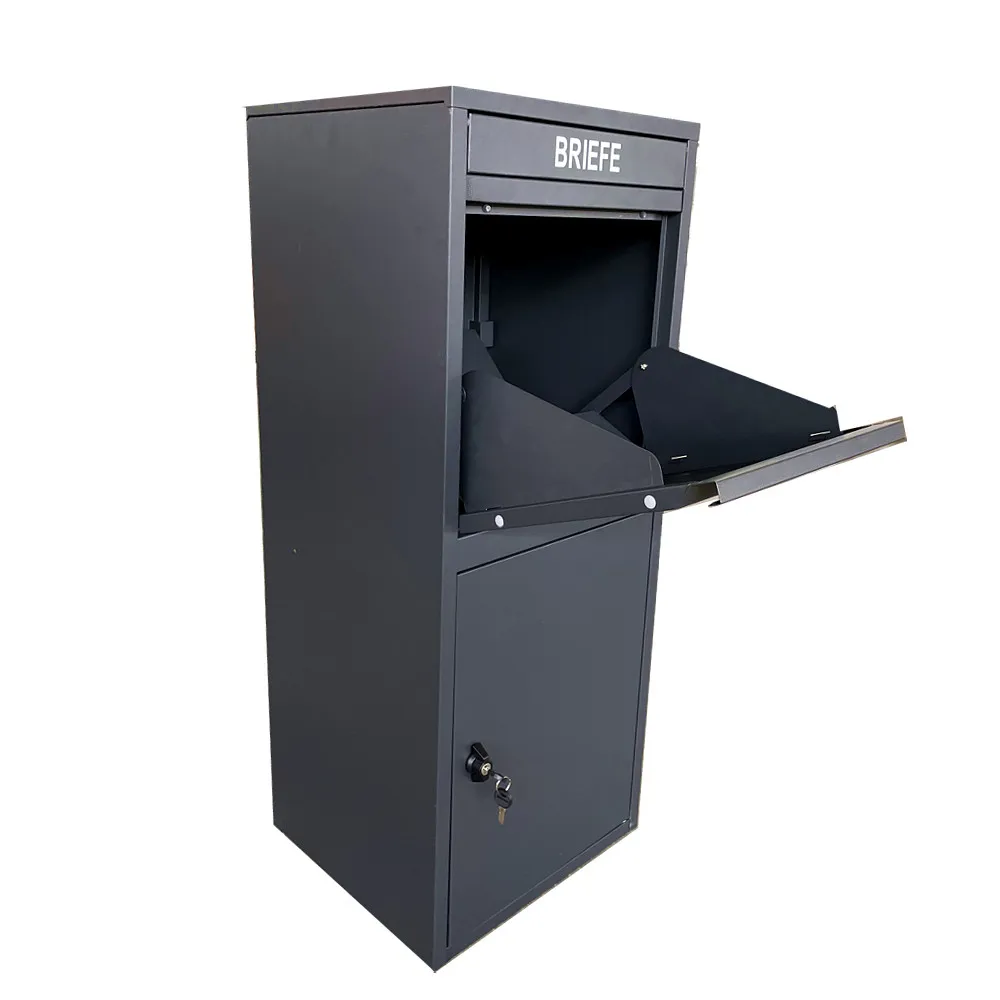Новый стиль, оптовая продажа из Германии, высокий большой металлический почтовый ящик для газет и писем для улицы, производитель почтового ящика