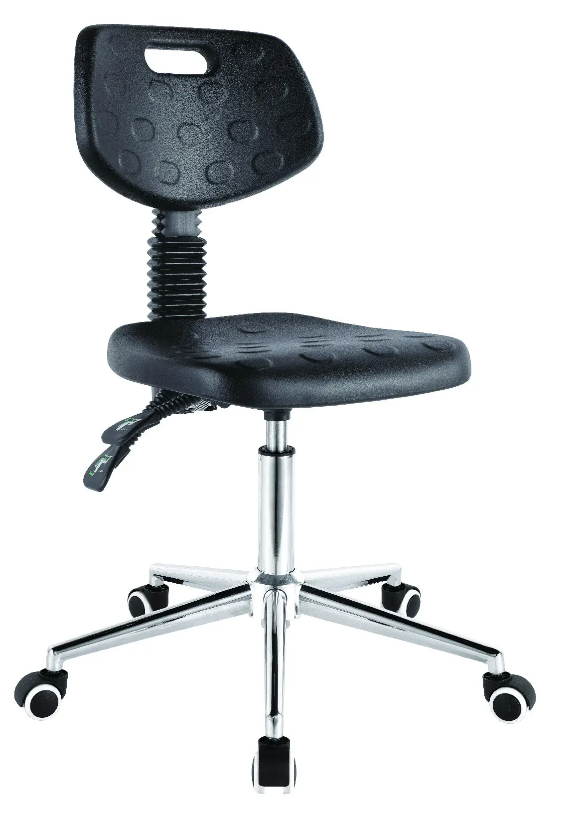 Excellent Quality ESD Antistatic Adjustable High Quality Lab Swivel Chair stool with Footring