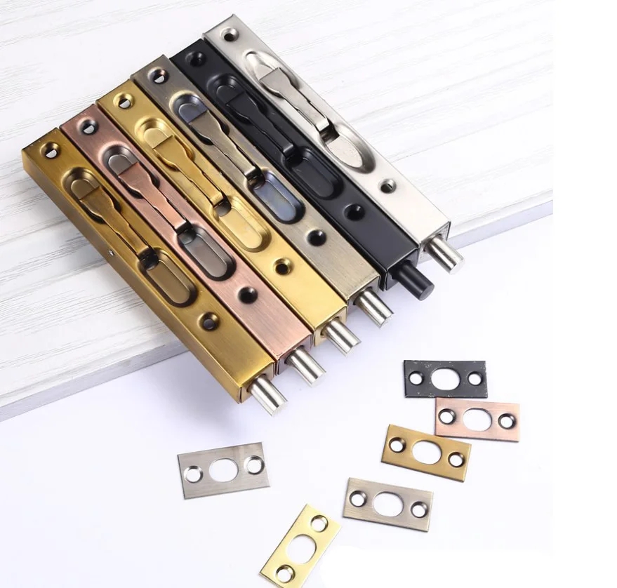 Высококачественные автоматические утопленные болты из нержавеющей стали в коробке, сверхмощные утопленные вставные болты для двери