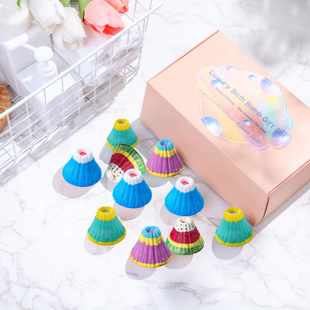 Round Bath Bomb Supplier Bath Foam Bubble Set Single Color Gift for Baths Customized