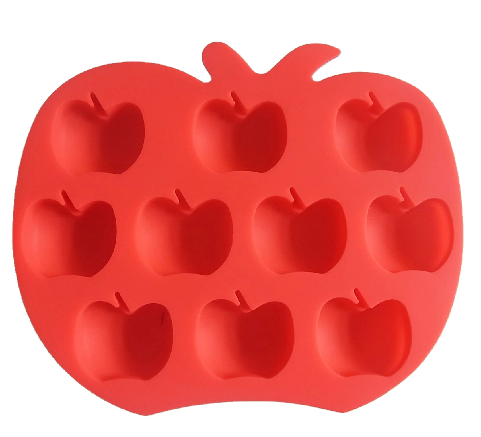 Силиконовый Лоток в форме яблока/Силиконовый Лоток Для Льда Apple/Пользовательский лоток для льда