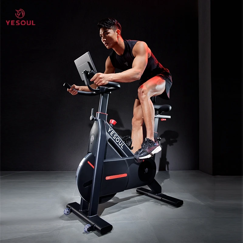 Yesoul C1H best exercise bike factory home use  indoor spinning bicycle magnetic spin bikes rear flywheel manufacturers