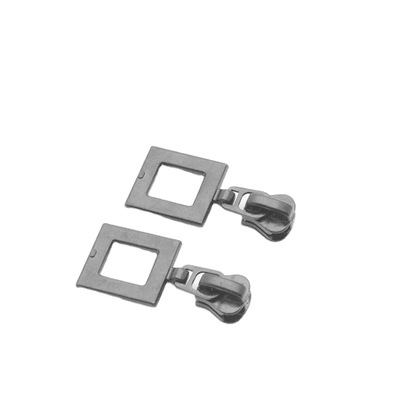 Wholesale #5 #8 Black Gun pulls metal zipper puller for handbag