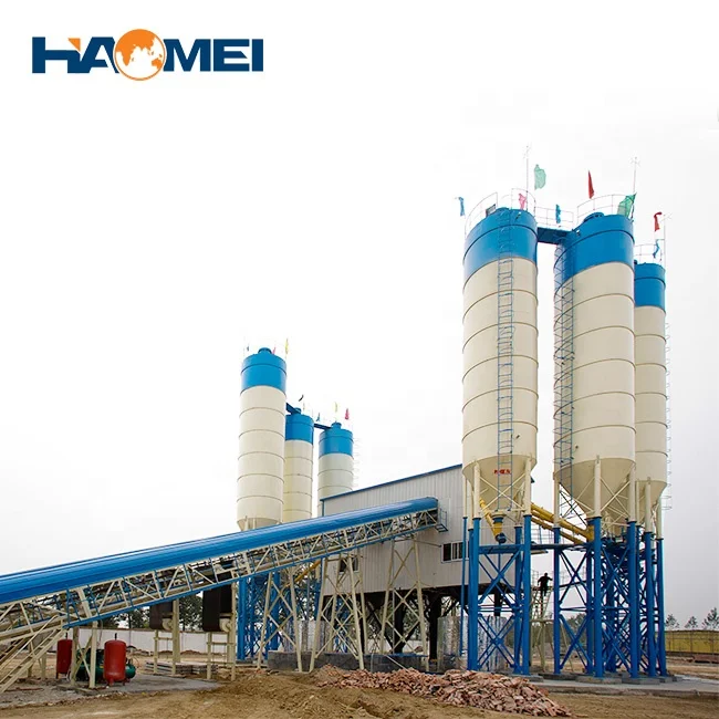 2024 New Low Cost Stationary Mini Concrete Short Load Batch Plant for Block Making