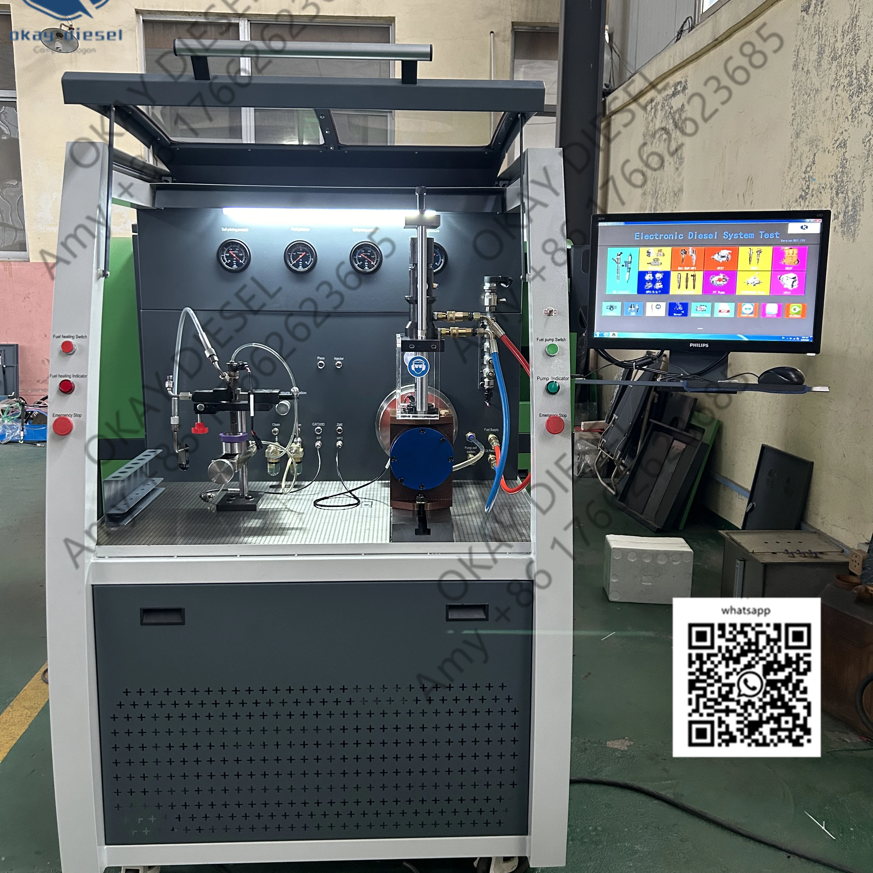 Высококачественный Многофункциональный испытательный стенд CR1018 Common Rail инжектор и насос EUI EUP HEUI