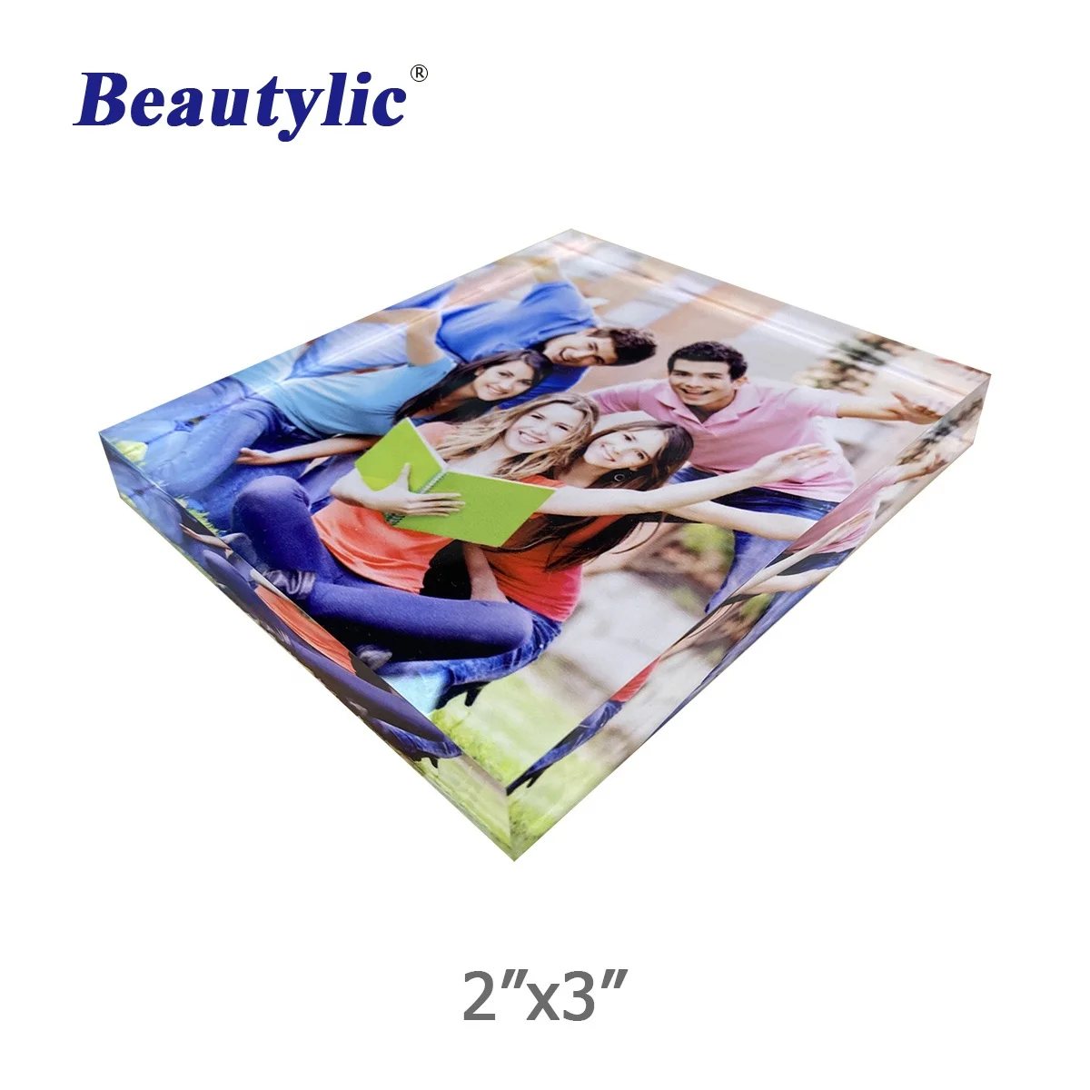 20mm Sublimation Acrylic Flat Blocks Polished Smooth Edges Beautylic