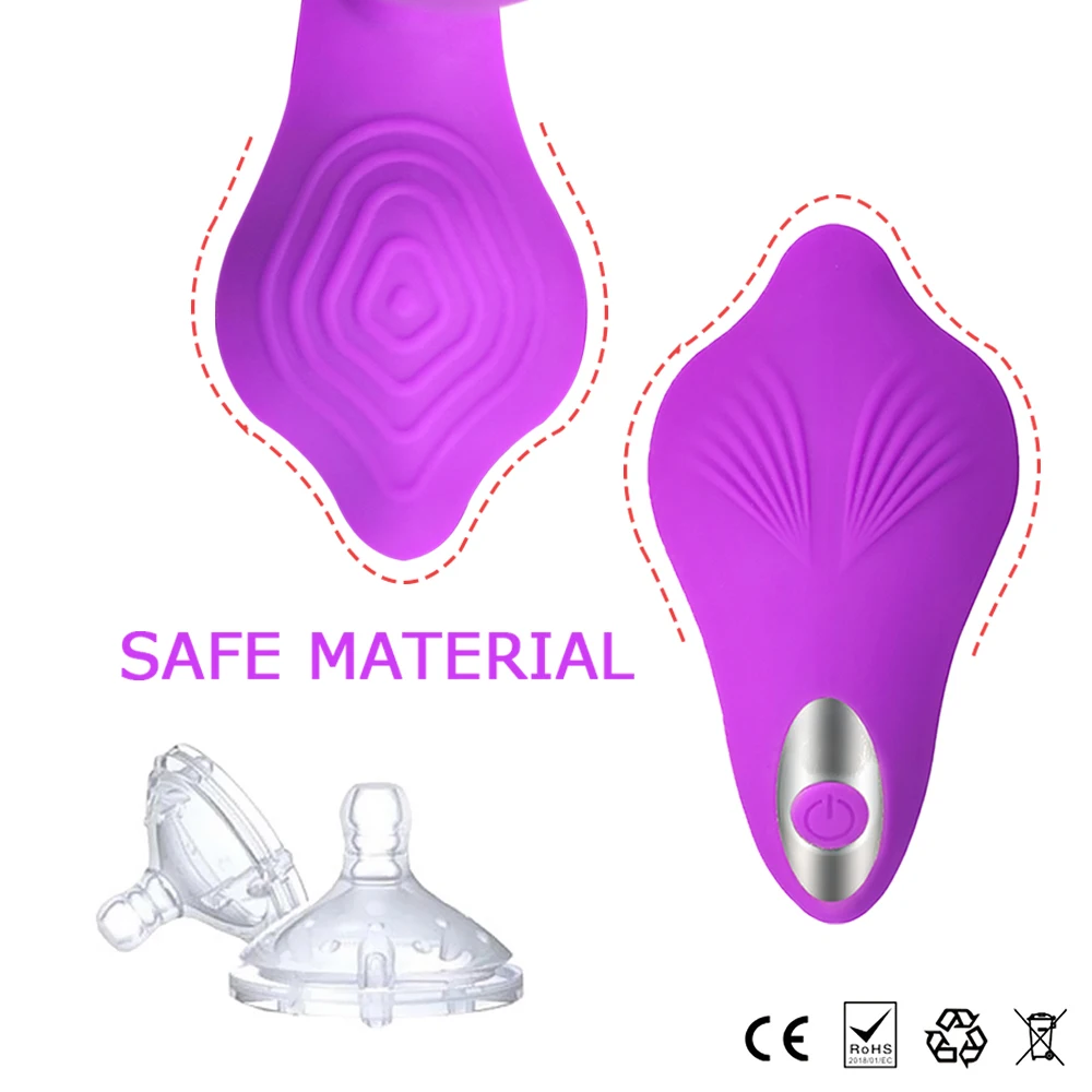 
USB Rechargeable 10 Speeds Vibration Vagina And Clitoris Stimulation Remote Wireless Wearable Vibrator 