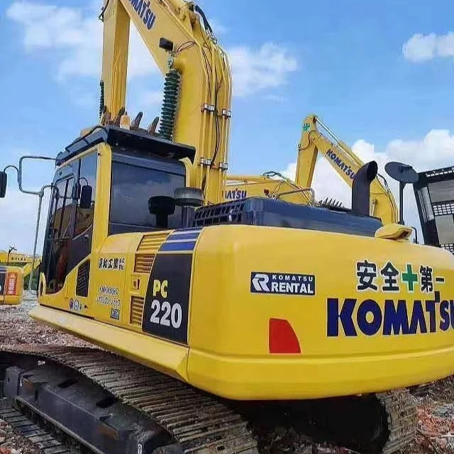 Экскаватор Komatsu Pc220 оригинальный японский экскаватор по низкой цене бесплатные запасные части