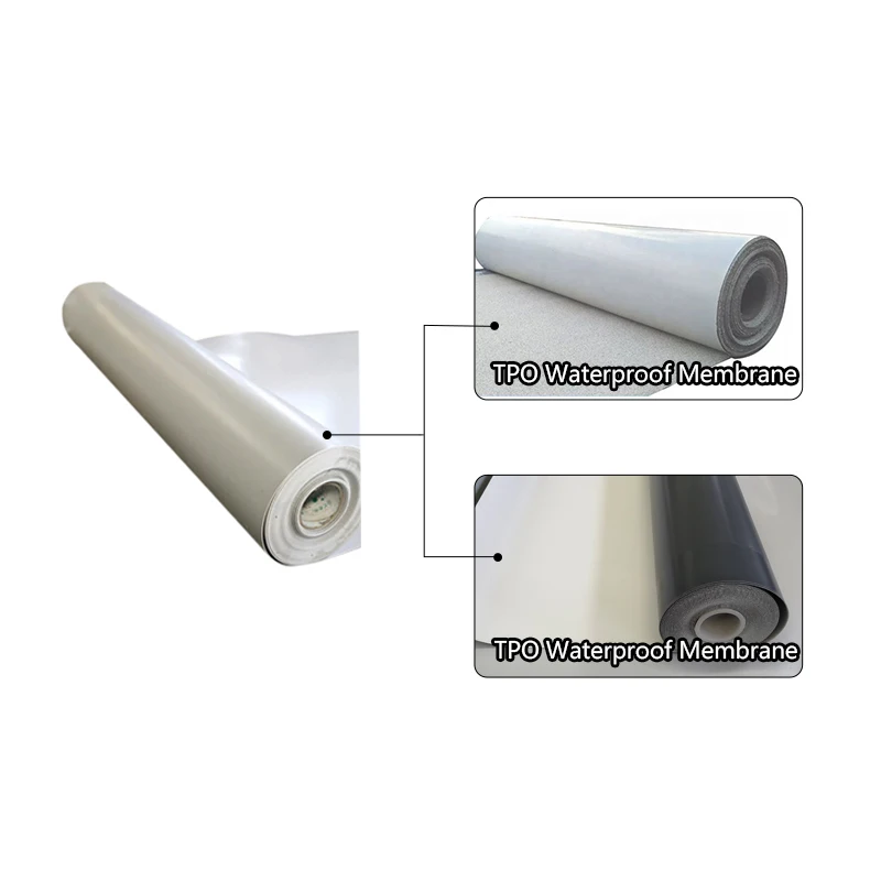 Китайский завод, экспорт, термовоздушный сварочный метод, гидроизоляционная мембрана TPO