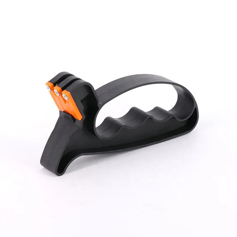 2 in 1 Professional Scissors Household Tungsten Carbide Knife Sharpener With Hand Guard