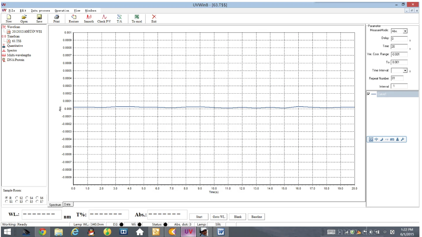 L6 double beam UV VIS Spectrophotometer