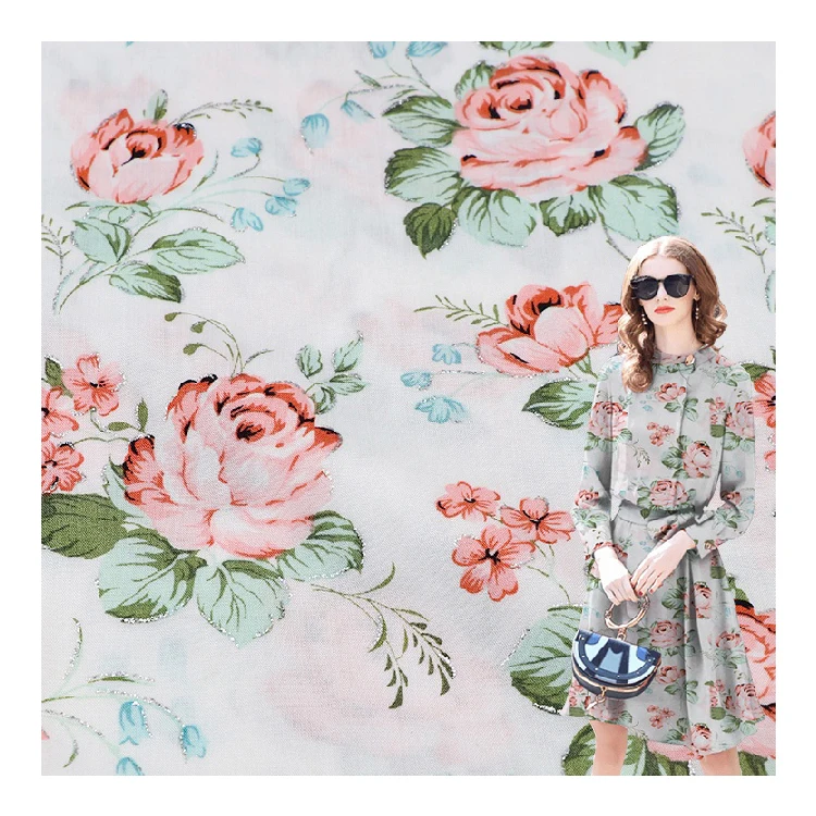 Beach Style 100% Viscose Challis Custom Hawaii Printed Rayon Fabric