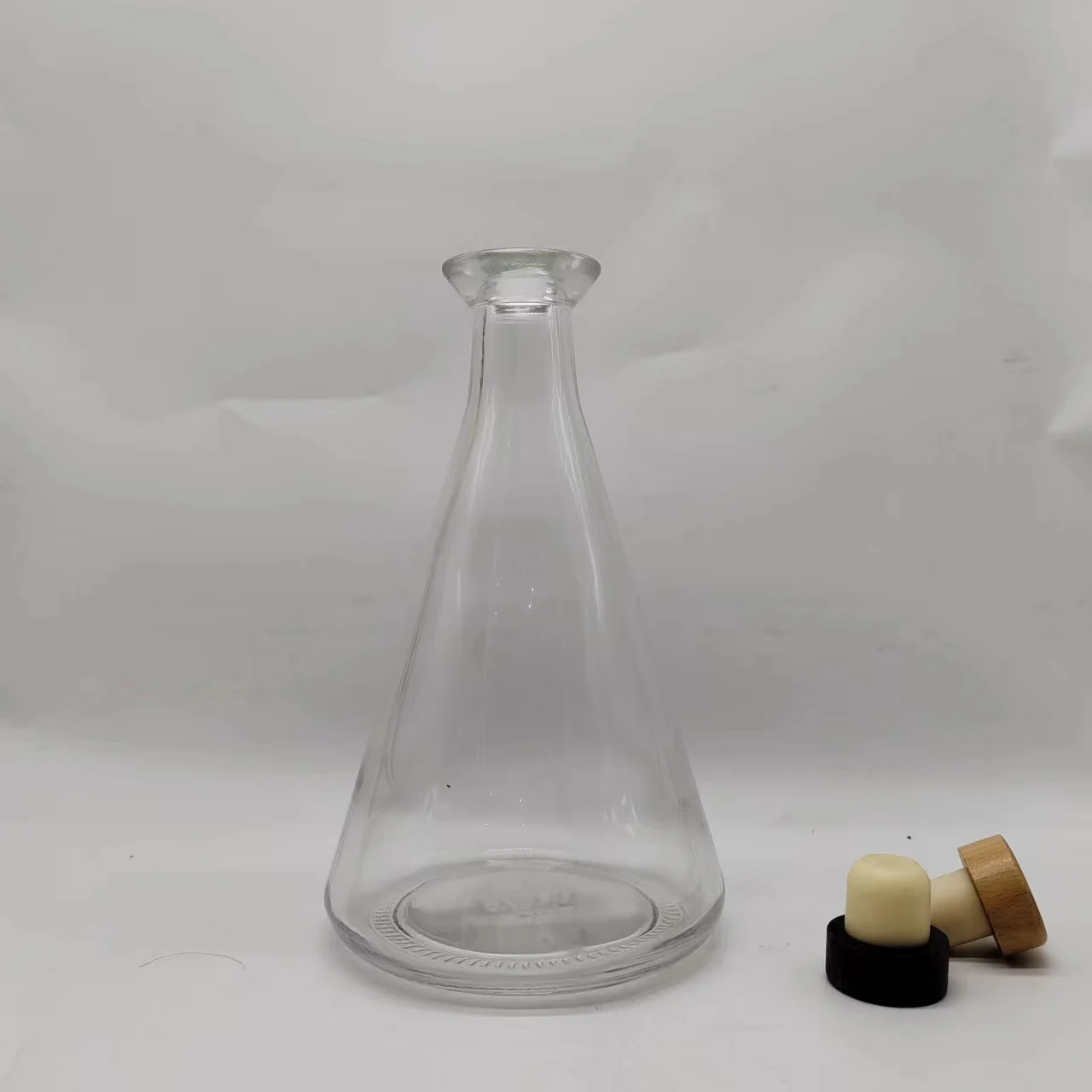 manufacture super flint  bottle high quality spirts rum gin whisky cognac XO brandy glass bottle