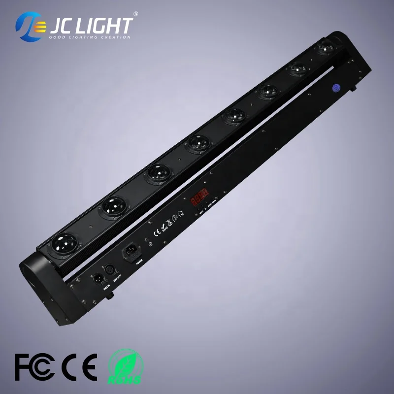 Club Light wall washer 8 Eyes Rgbw Beam Moving Heads Stage Lighting Ktv Disco Led Light Bar
