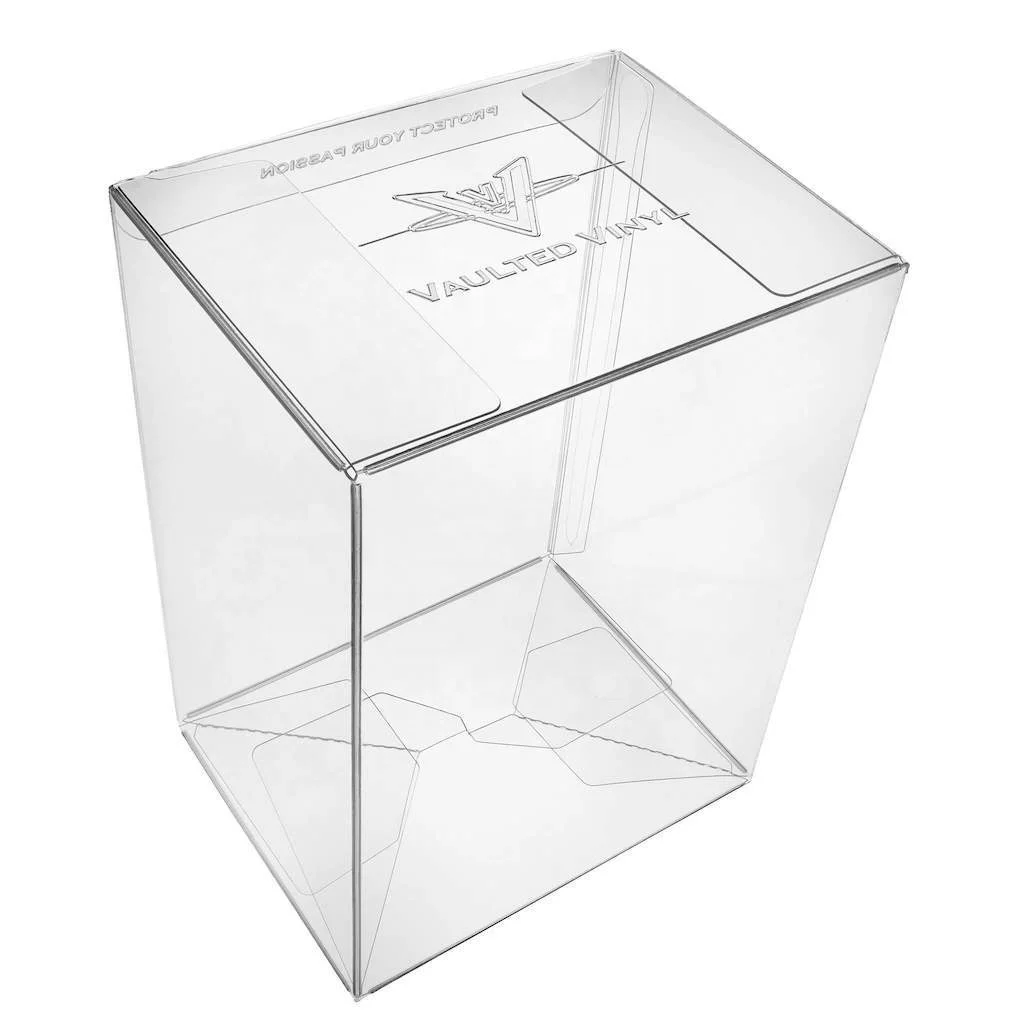 Box Clear Foldable Plastic Hot Selling wholesale  funko pop protectors  with metallic Edge