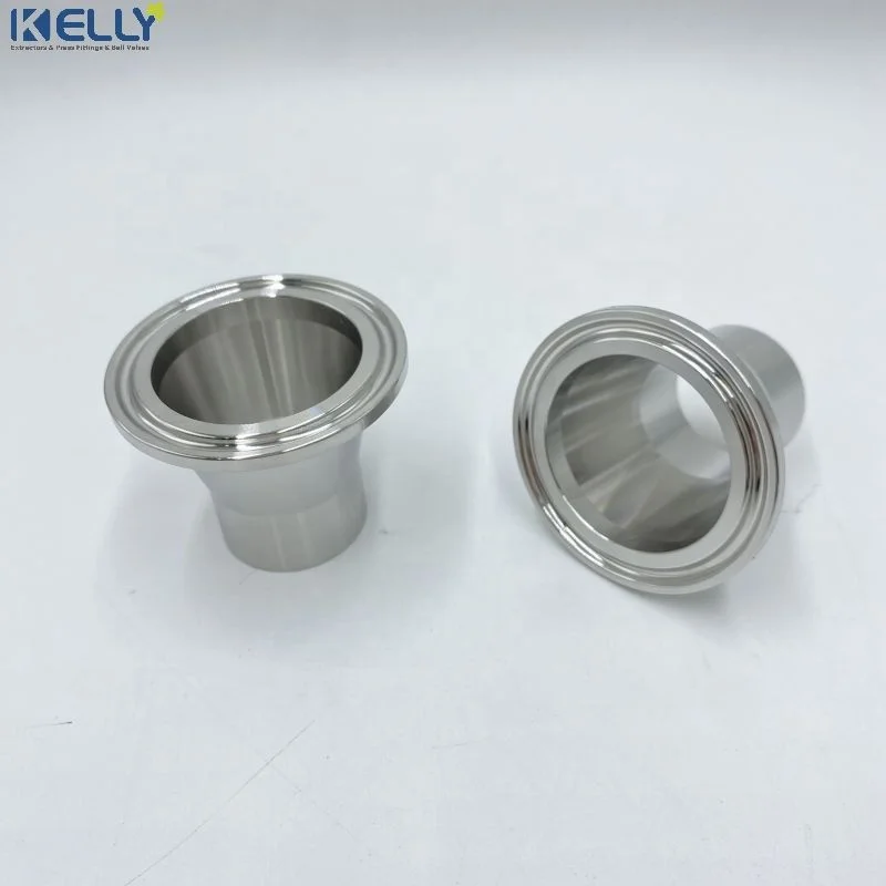 all type of CNC Machine Tri Clamp ferrule,hose adapter,304 Stainless Steel Sanitary Grade
