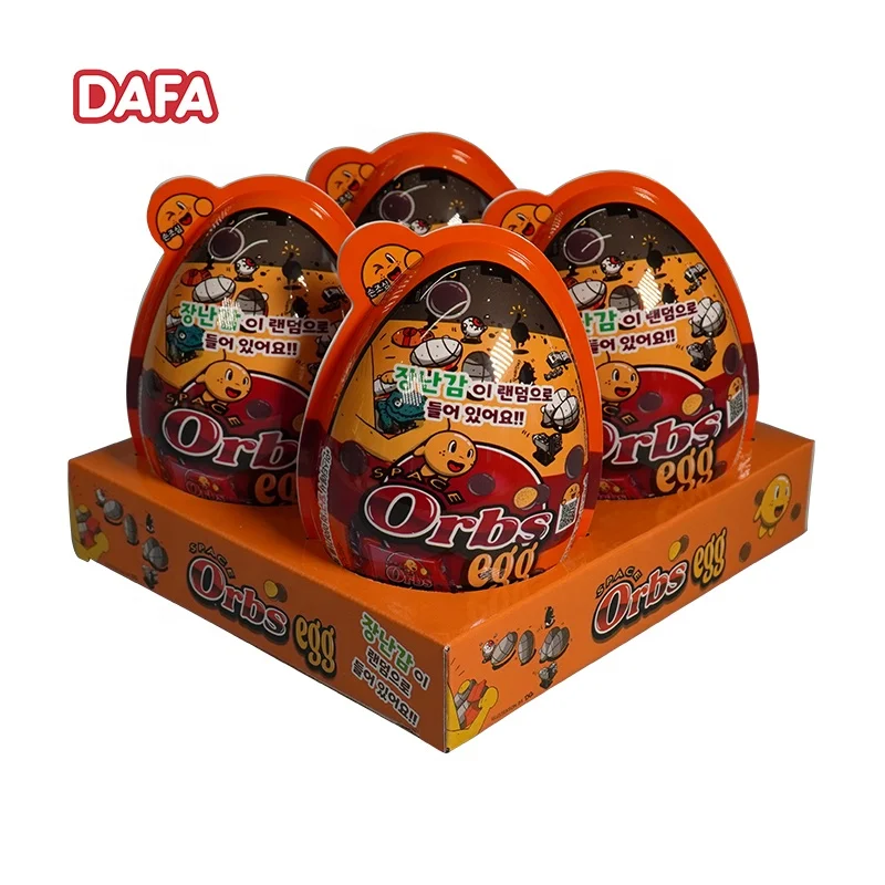New Snack Confectionary Candy Toys Orbs Egg for Supermarket Selling Jelly Bean