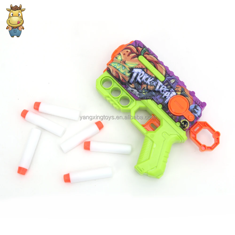 Customize Doodle Soft Bullet Gun Toy Factory Target Shooting Training small Blaster Ball Kids Weapons Toys Sets