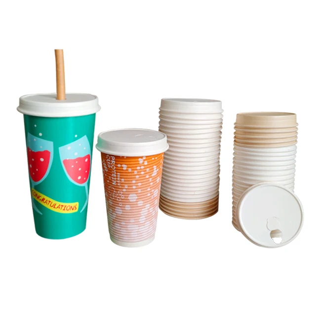 Disposable biodegradable customized hot cold liquids paper coffee cup