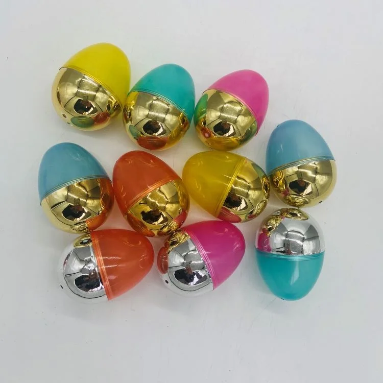 
best sale half transparent half egg plastic easter eggs 