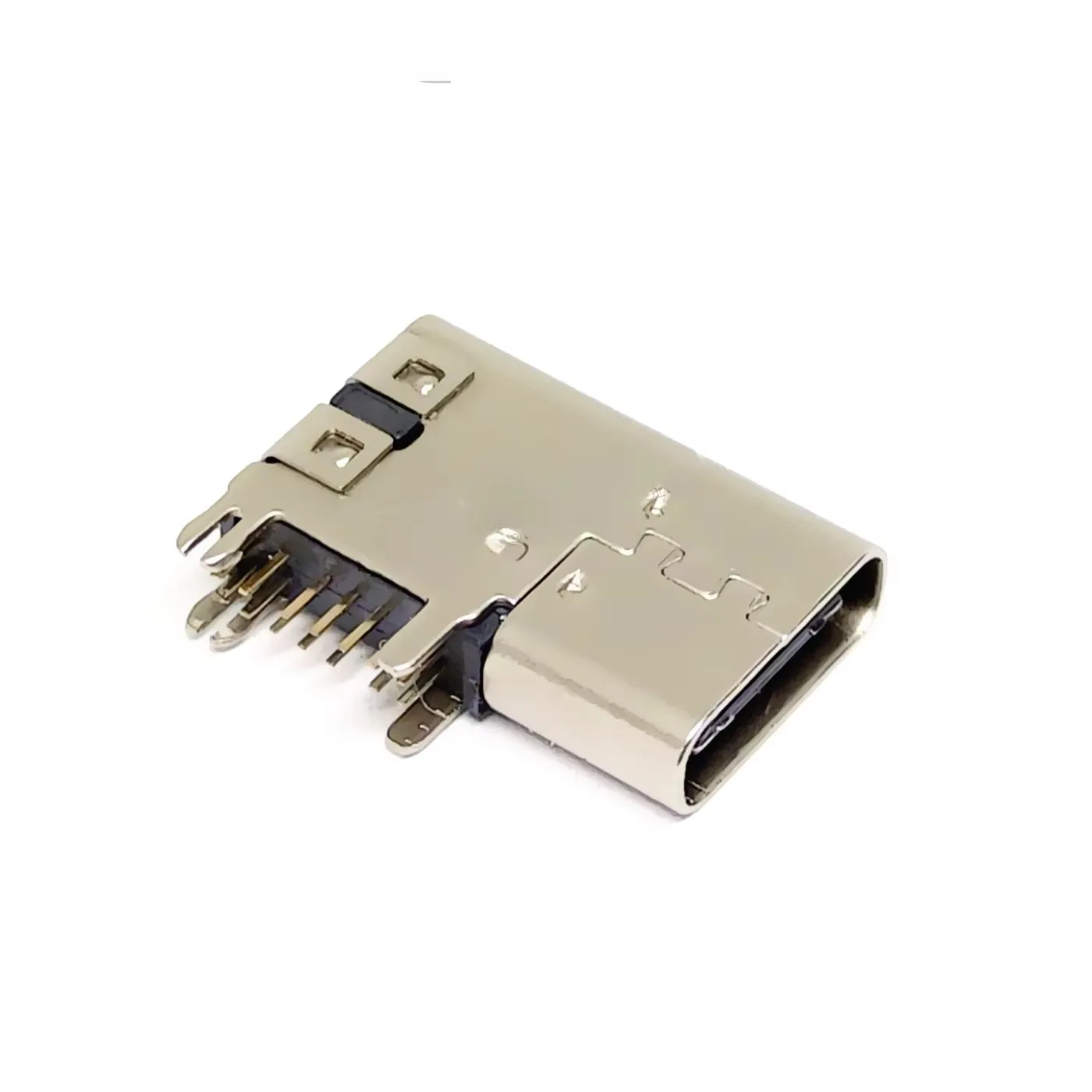USB-разъем Type-C 14P с боковым гнездом 90 градусов вертикальный разъем для быстрой зарядки