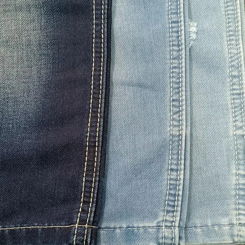 WHOLESALE  70% cotton  P:28% SP:1%   breathable  8.9OZ  indigo spandex denim fabric