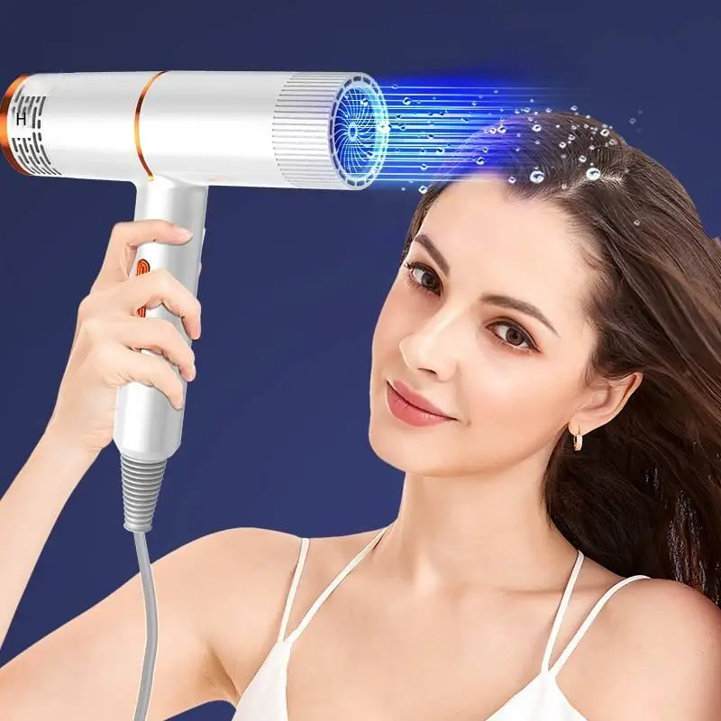 Discount Household High-power Hair Dryer Hair Salon Bathroom Multi-functional Hammer Negative Ion Hair Dryer
