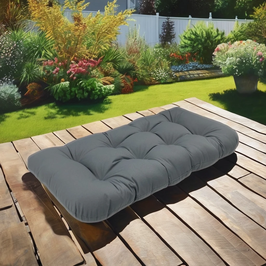 Disassemblable and Washable Outdoor Rattan Chair with Hanging Basket Cushion Swing Cushion