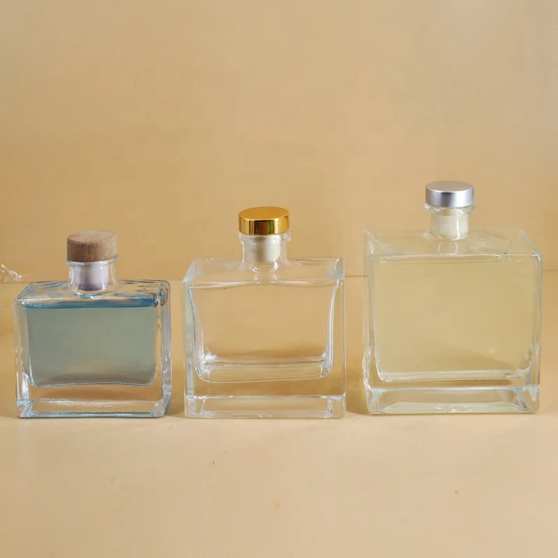 factory direct sale rectangle spirits alcohol liquor aroma diffuser glass bottle