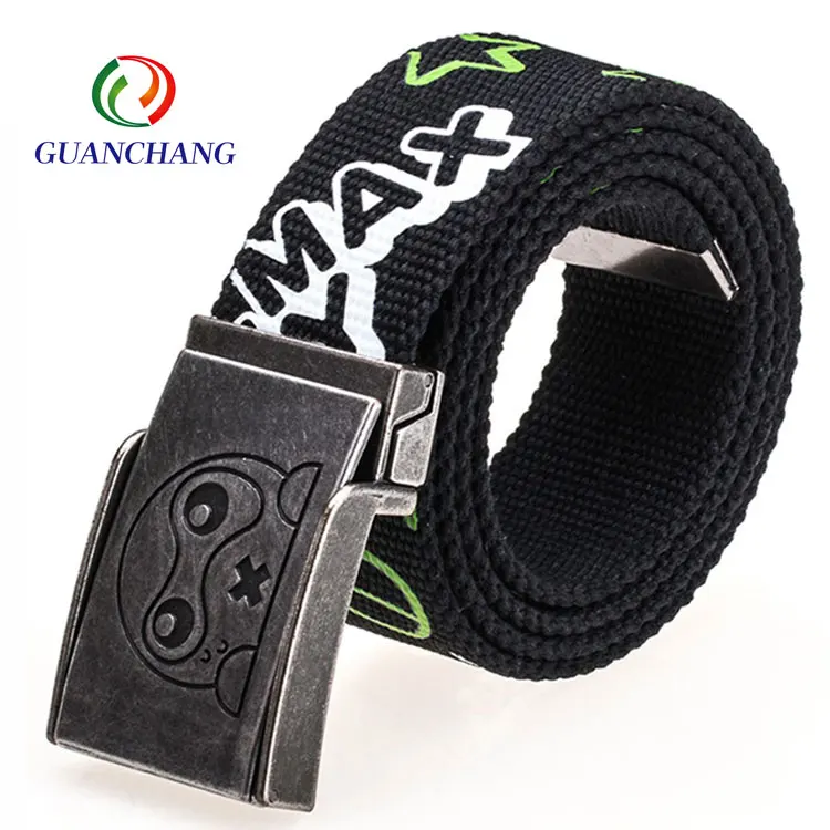 Promotion High Quality Men Casual Waistband Fashion Fabric Waistbands Belts  Waist Belts with Logo Custom
