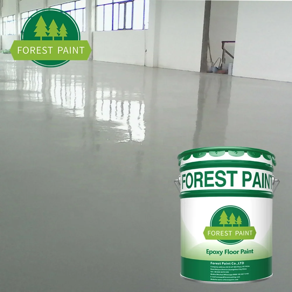 2023 Popular epoxy flooring paint coating for parking lot, warehouse, concrete floor