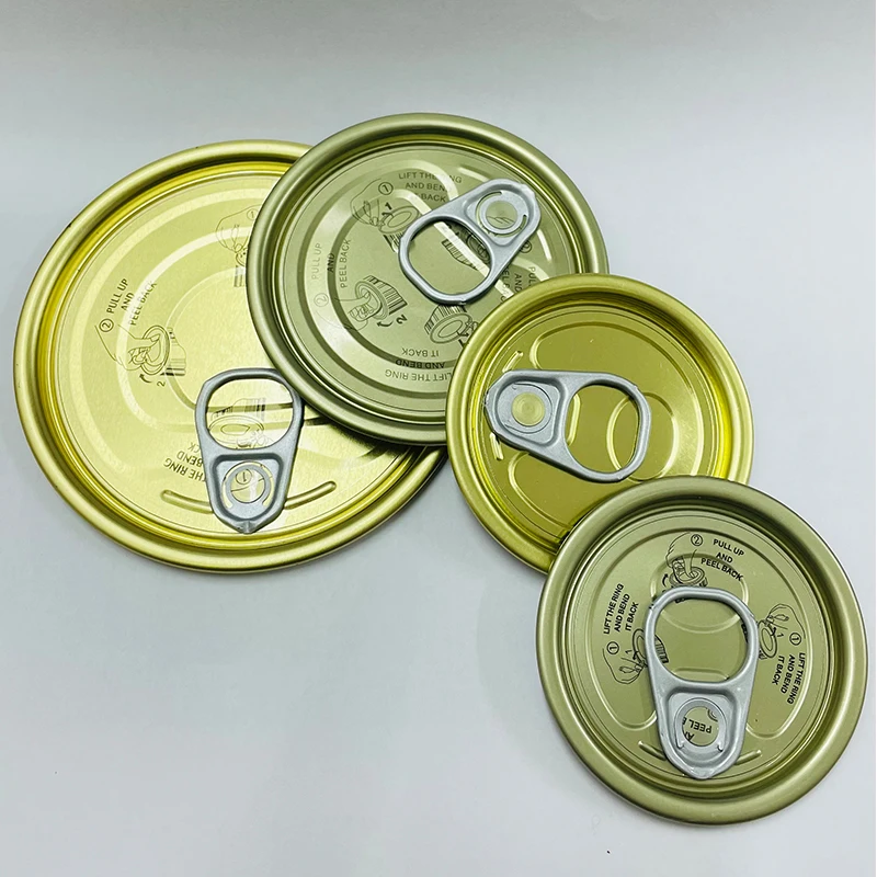 High Quality Custom Wholesale Air Tight Grade Round Tin Can Organic Food Canned