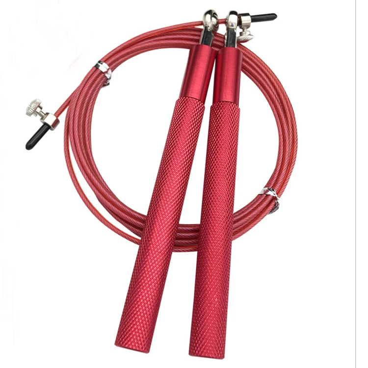 Adjustable Aluminium Speed Jump Rope with Slim Handles