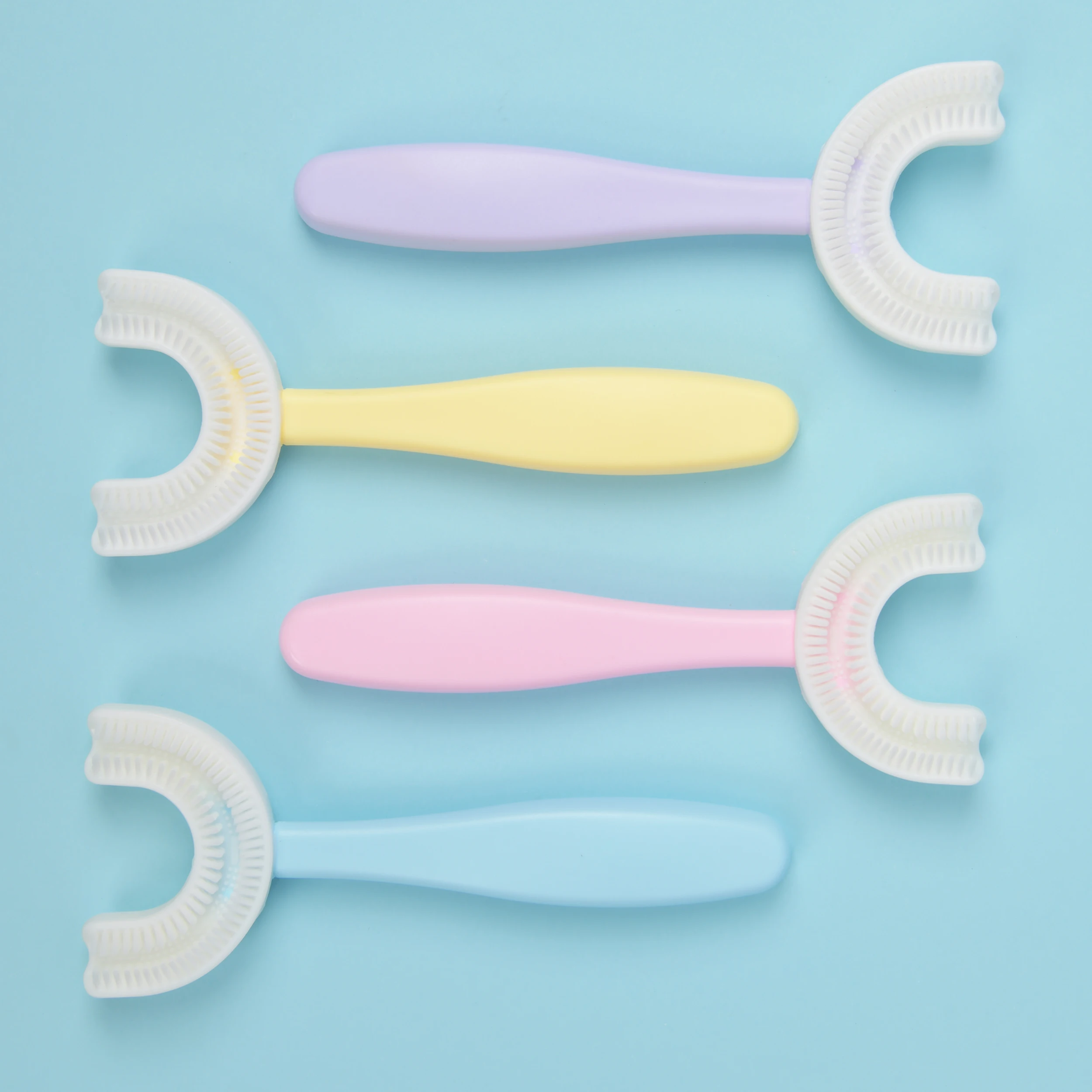 Smile Luna 7003 U Shape Baby Toothbrush High Quality 360 Nano Kid Tooth Brush