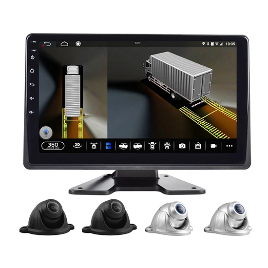 4-канальная новая система Android все-в-одном грузовик DVR Набор 4G GPS камера наблюдения за птицами AI предупреждение в режиме реального времени мониторинг ПК телефон