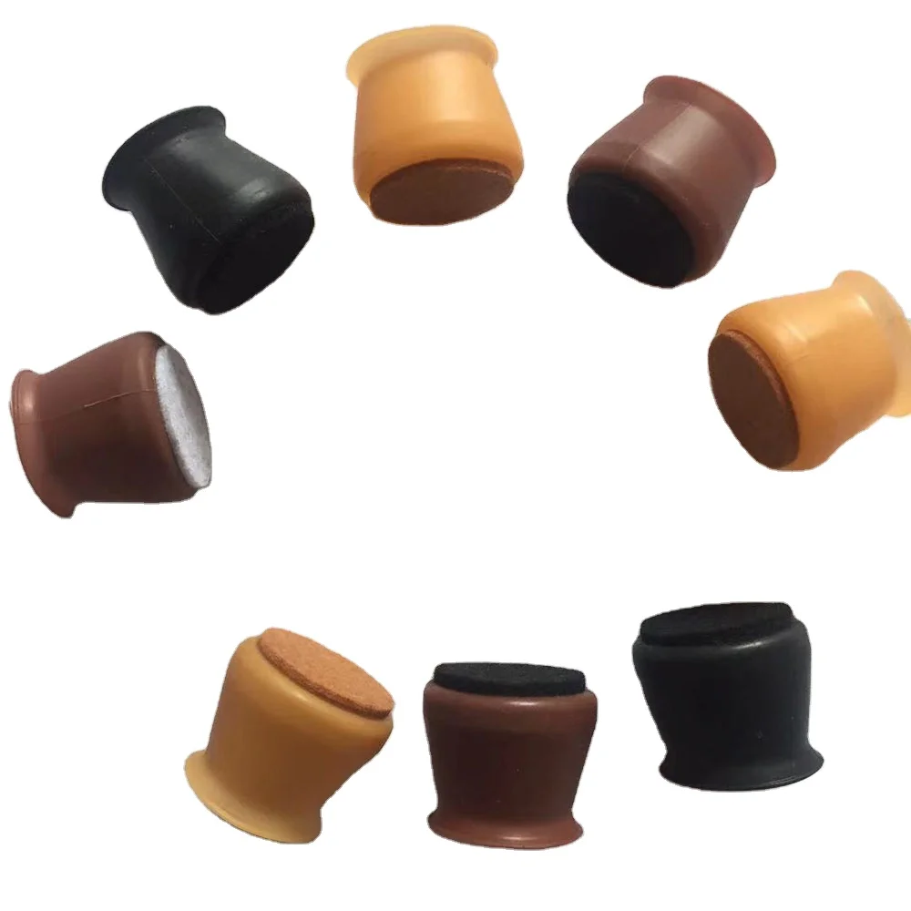 Wholesale Custom package private label home Silica gel Felt Pads chair leg covers to protect floors
