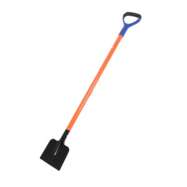 Shock absorbing durable ice scraper snow shovel