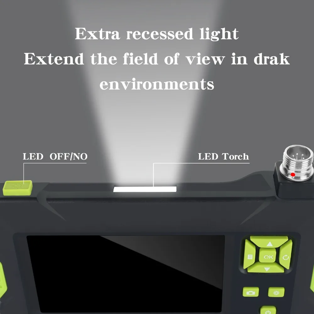 top products 2023 tech 4.3inch 8mm borescope inspection camera mechanic borescope camera for industrial hd cameras endoscope