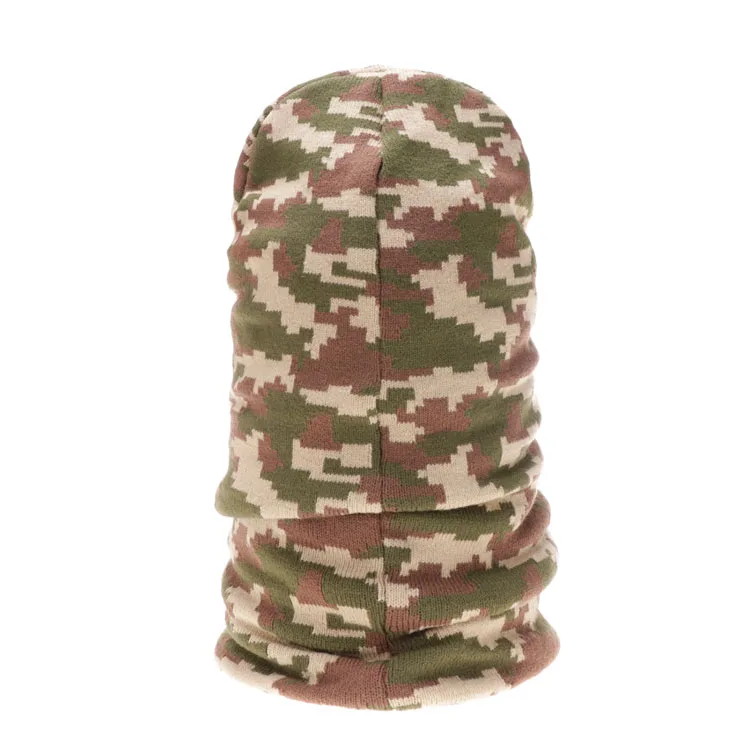 unisex men woman wool felt camo russian custom camouflage one hole mask ski mask beanie knit balaclaba