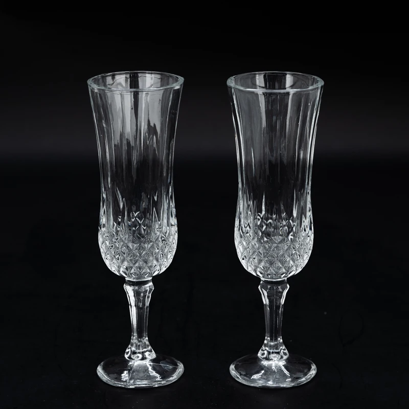 150ml diamond goblet champagne glasses TL3001DIM