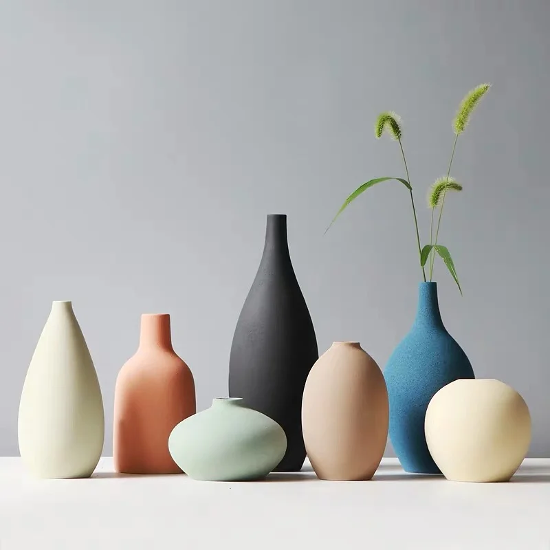 Custom Modern Nordic Style Creative Gift Home Decoration Mini Ceramic Vase