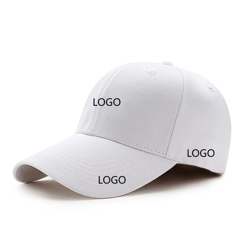 6 Panel  100% cotton material high quality baseball hat dad trucker   embroidery cap customized logo caps