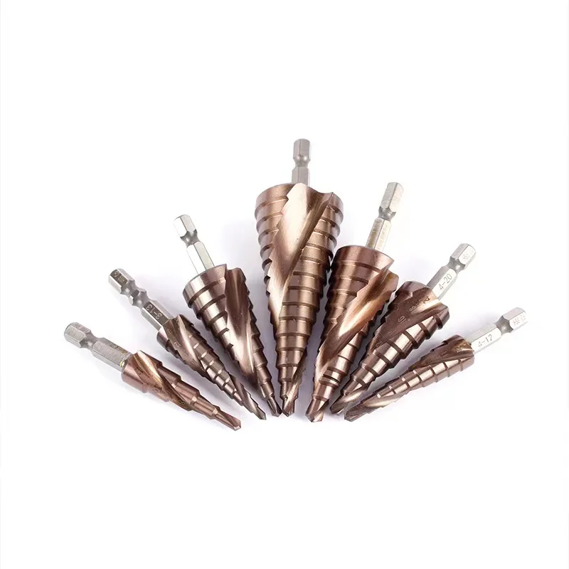 Кобальтовые сверла из быстрорежущей стали 4241, 4-32 мм, треугольные спиральные ступенчатые сверла из быстрорежущей стали для металла