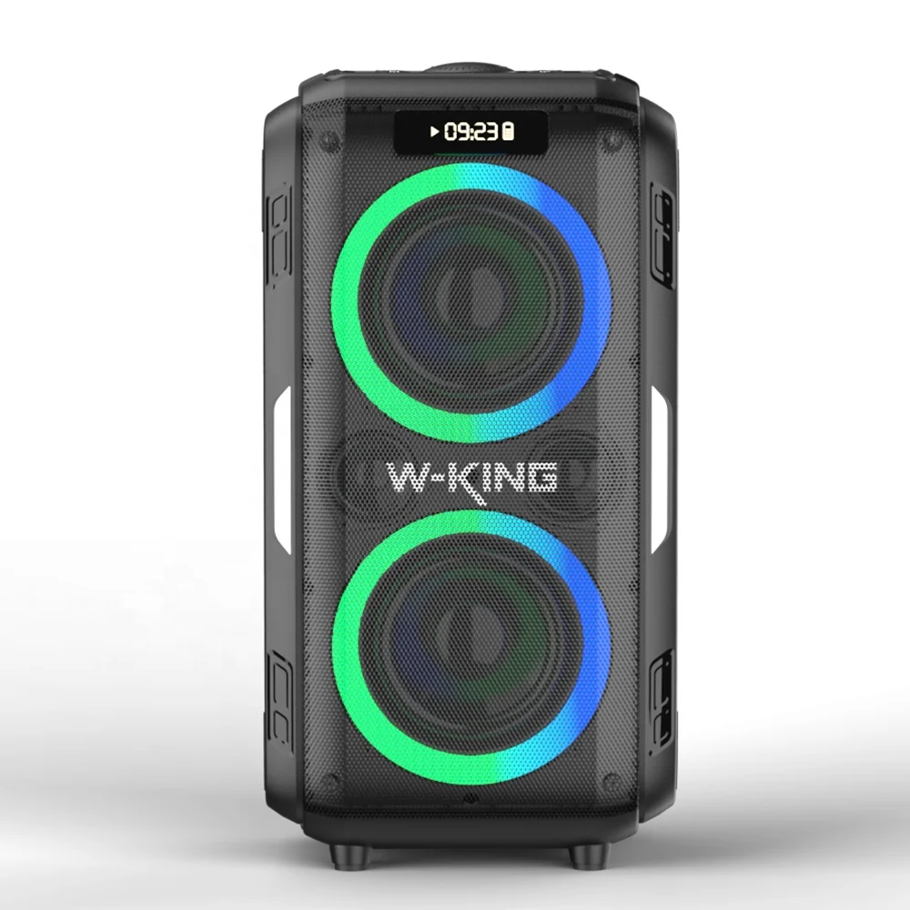 W-KING T9 Pro портативные наушники-вкладыши TWS стерео беспроводной спикер Bluetooth динамик с RGB светодиодные огни, для вечеринки, поддержка входной сигнал гитары