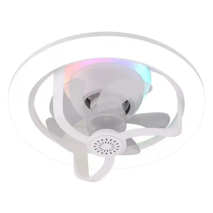 360 встряхиватель RGB вентилятор E27 с дистанционным управлением 50 Вт потолочный со светодиодной подсветкой