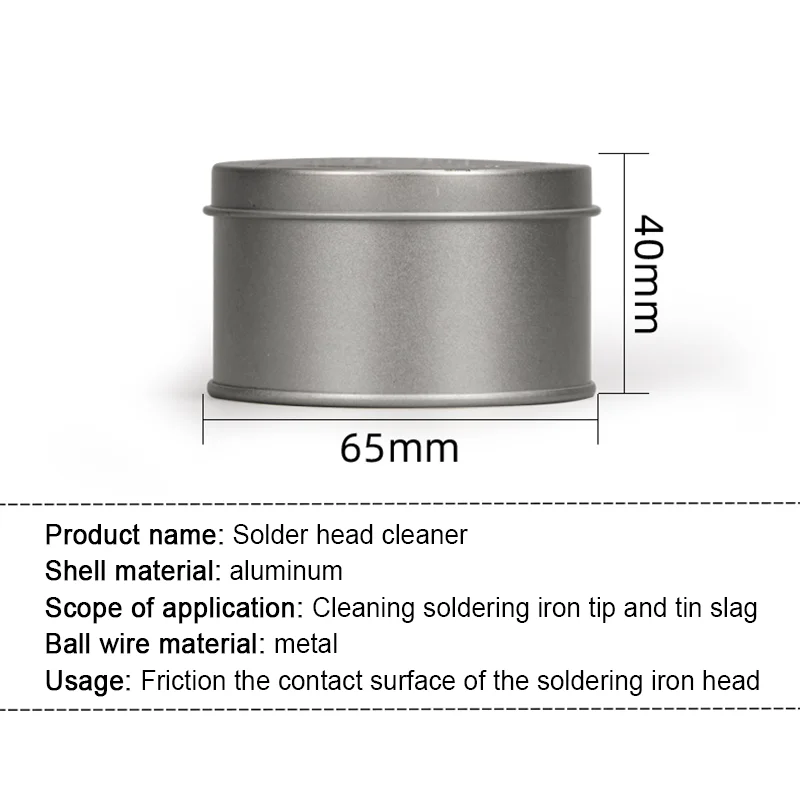 Electric Soldering Iron Tip Cleaning Ball Pure Copper Wire Ball Cleaning Nozzle Tin Removal Ball Solder Head Cleaner