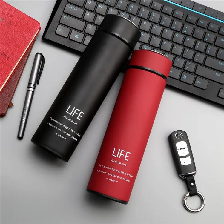 Best selling round glas bottle energy nano alkaline water vacuum cup stainless thermal flask VRVFB3626