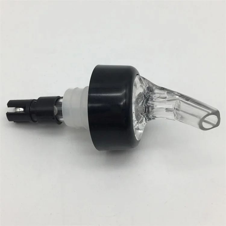Bar Stainless Steel Plastic Measured 1/2/3/4/5 oz Olive Oil Vinegar Wine Bottle Liquor Speed Tapered Spout Pourer Dispenser